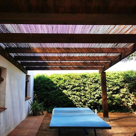 Casa rural exclusiva con 9 hab 16-25pax con piscina privada y BBQ cubierta Riudarenes  Exterior foto