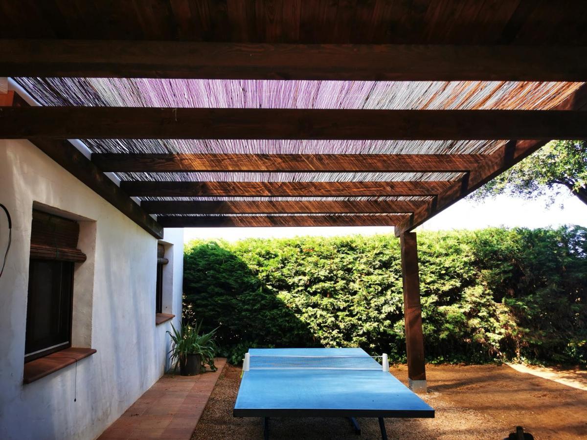 Casa rural exclusiva con 9 hab 16-25pax con piscina privada y BBQ cubierta Riudarenes  Exterior foto
