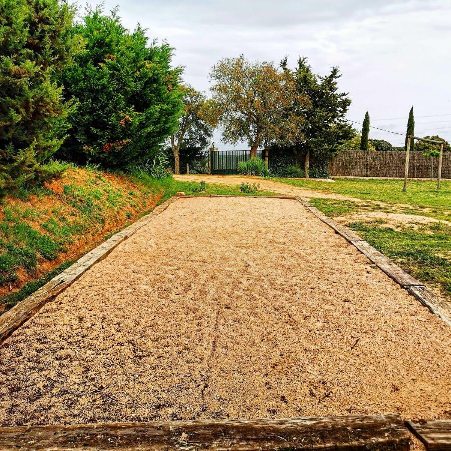 Casa rural exclusiva con 9 hab 16-25pax con piscina privada y BBQ cubierta Riudarenes  Exterior foto