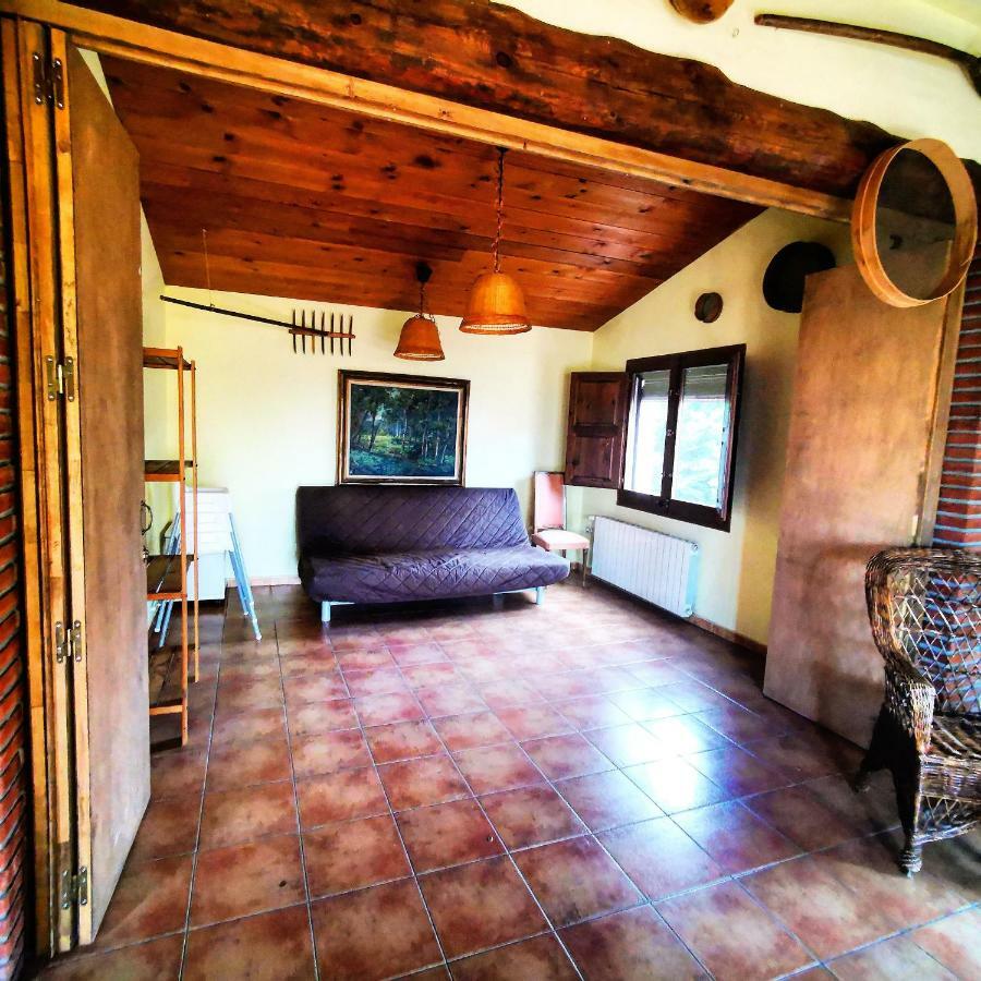 Casa rural exclusiva con 9 hab 16-25pax con piscina privada y BBQ cubierta Riudarenes  Exterior foto